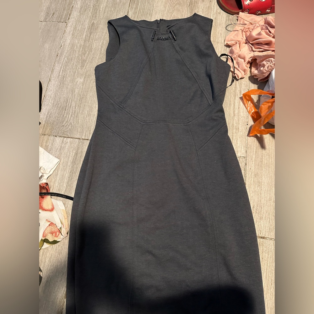 Long grey dress